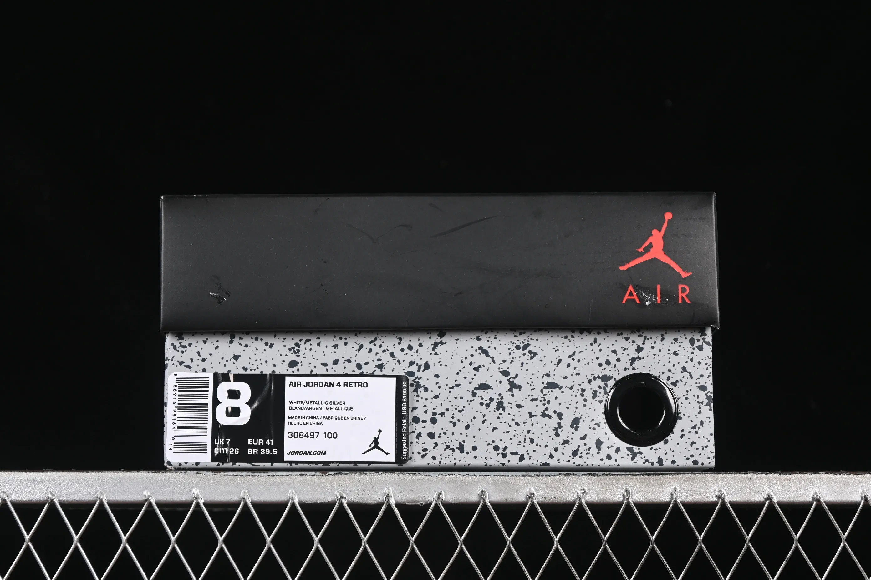 All categories Air Jordan Jordan series basketball shoes Air Jordan 4 Air Jordan 4 Retro "PureMoney" AJ4 Joe 4 White Cat First layer leather 308497-100